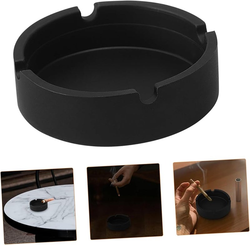 Cabilock 8 قطعة مجموعة منفاخ السيليكون المستدير الأسود سهل التنظيف للمنزل المكتب البار المطعم - Image 4